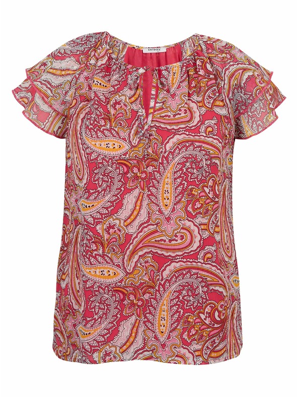 Orsay Crveno-ružičasta ženska bluza s uzorkom ORSAY