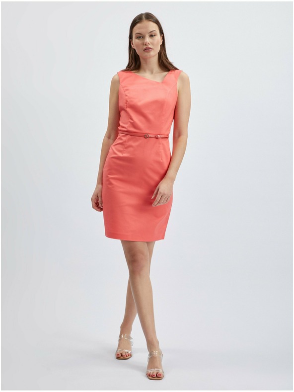Orsay Koraljnocrvena ženska uska haljina ORSAY
