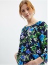 Orsay Tamno plava ženska cvjetna bluza ORSAY