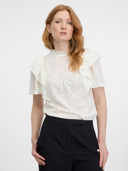 Orsay Bijela ženska čipkasta bluza ORSAY