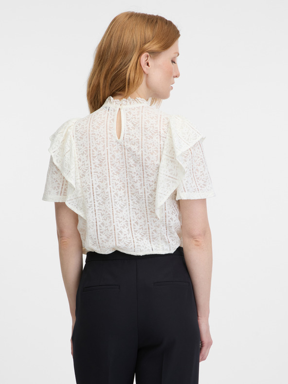 Orsay Bijela ženska čipkasta bluza ORSAY