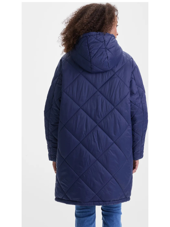 Orsay Tamnoplavi ženski prošiveni kaput ORSAY