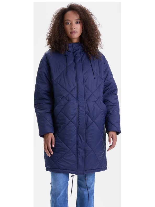 Orsay Tamnoplavi ženski prošiveni kaput ORSAY