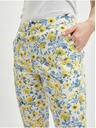 Orsay Žuto-bijele ženske skraćene hlače cvjetnog uzorka ORSAY