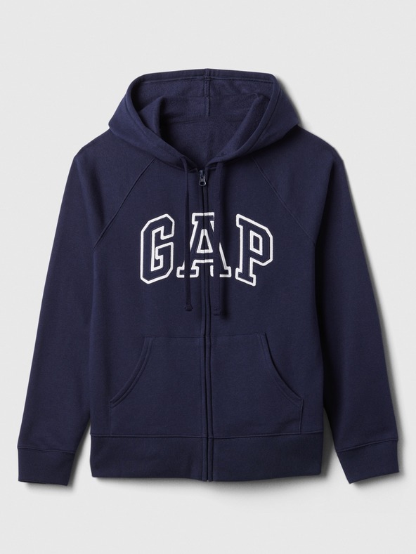 GAP Majica s patentnim zatvaračem i logom Gap