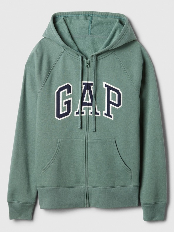 GAP Majica s patentnim zatvaračem i logom Gap