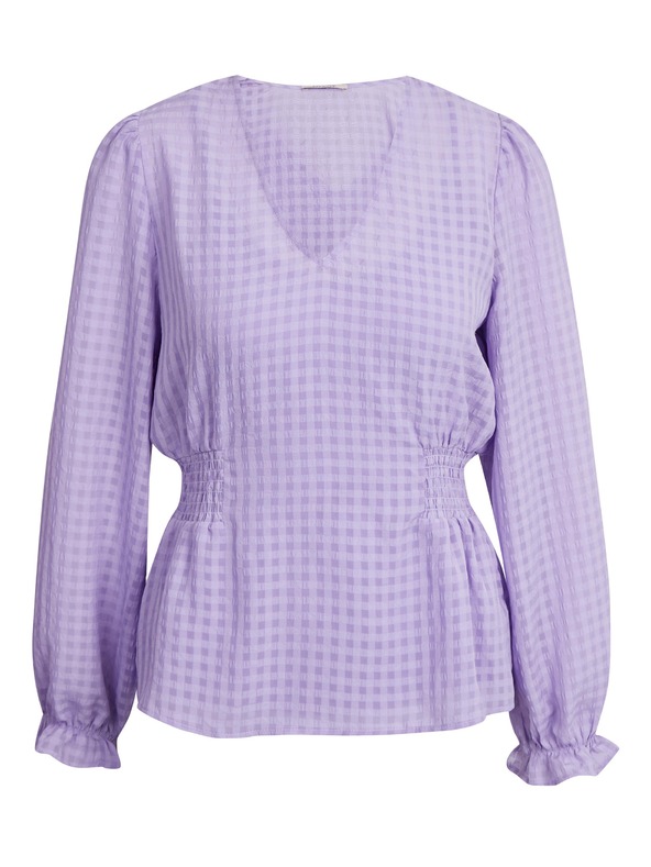 Orsay Svjetloljubičasta ženska bluza na kockice ORSAY