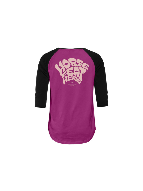 Horsefeathers Top Kandre - orhideja/crna