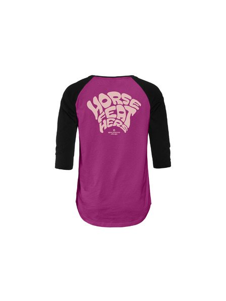 Horsefeathers Top Kandre - orhideja/crna