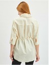 Orsay Krem ženska lanena bluza ORSAY