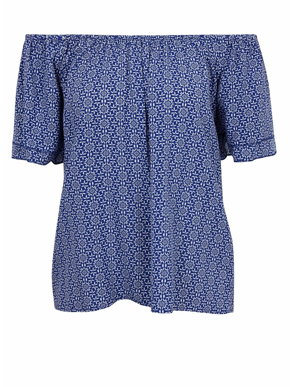 Orsay Plava ženska bluza s uzorkom ORSAY
