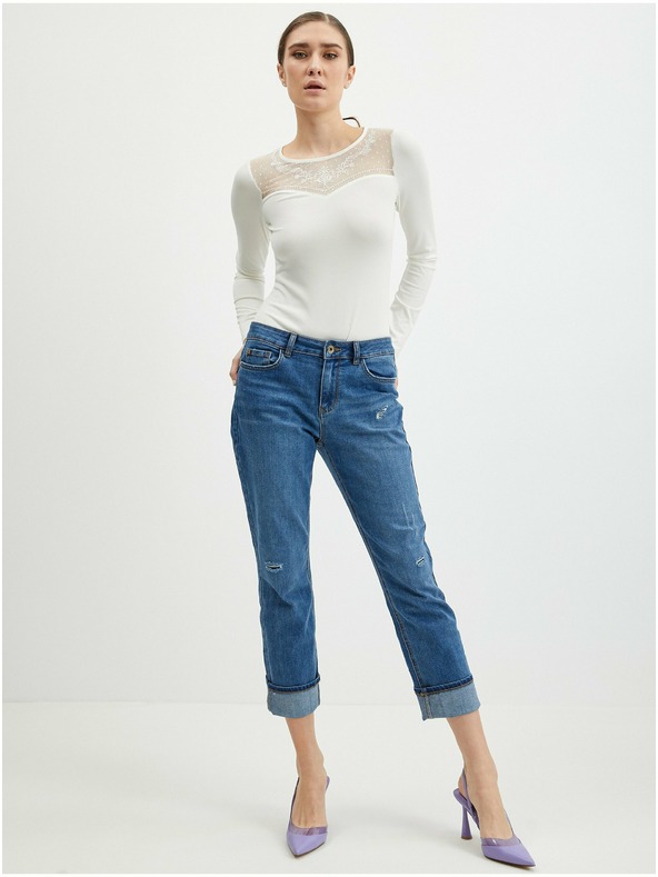 Orsay Krem ženski bodi s čipkom ORSAY