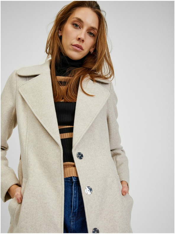 Orsay Bež ženski zimski kaput s remenom ORSAY