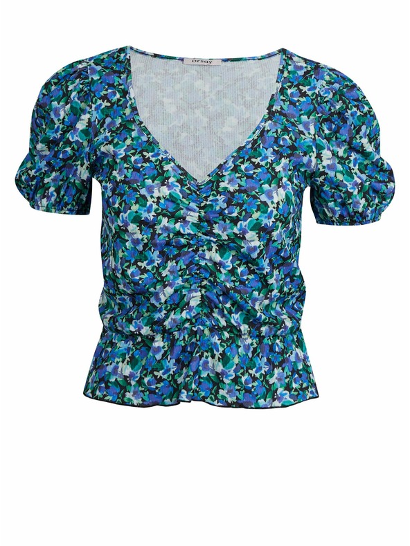 Orsay Plavi ženski cvjetni top ORSAY