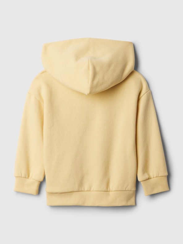 GAP Baby dukserica s logom i kapuljačom GAP