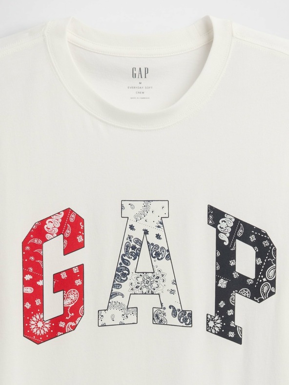 GAP Majica s logom Everyday Soft Americana GAP