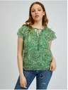 Orsay Zelena ženska bluza s uzorkom ORSAY