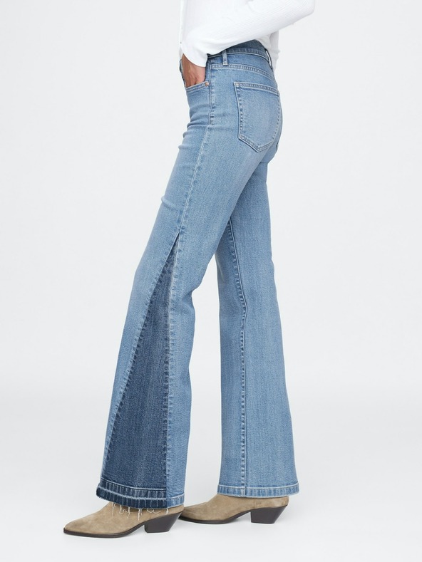 GAP '70s flare High Rise Patched traperice GAP