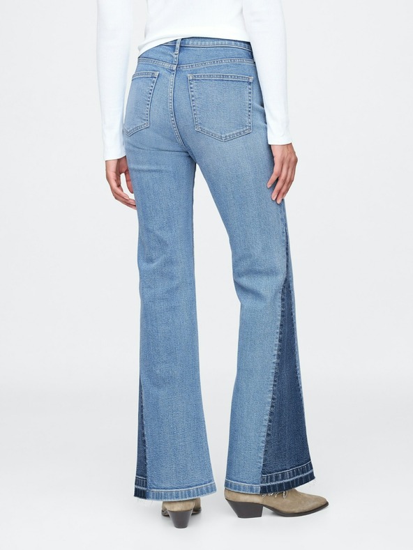 GAP '70s flare High Rise Patched traperice GAP