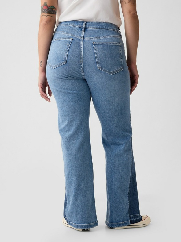 GAP '70s flare High Rise Patched traperice GAP