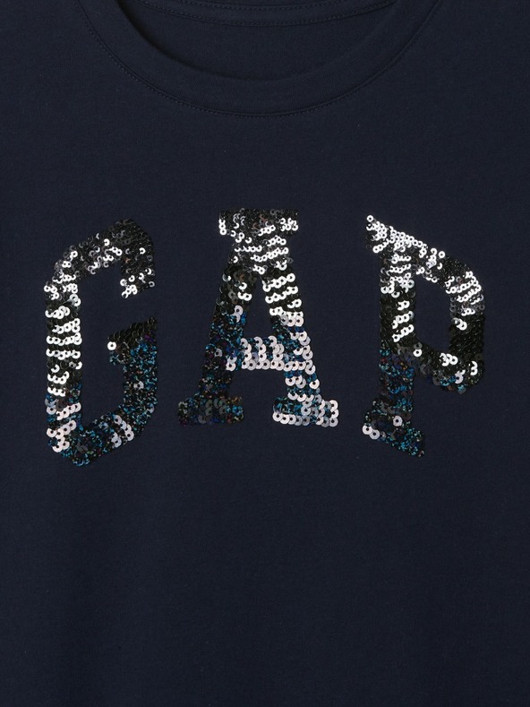 GAP Dječja majica s logom GAP šljokicama