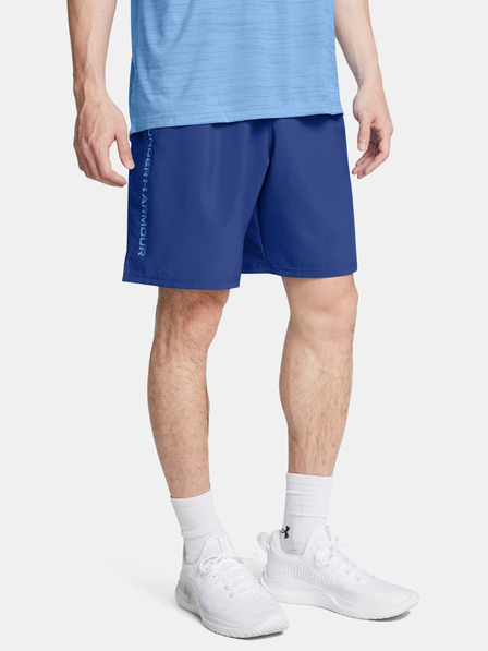 Under Armour Muške kratke hlače Under Armour UA Tech Woven Wordmark Short-BLU