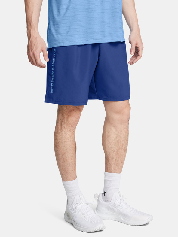 Under Armour Muške kratke hlače Under Armour UA Tech Woven Wordmark Short-BLU