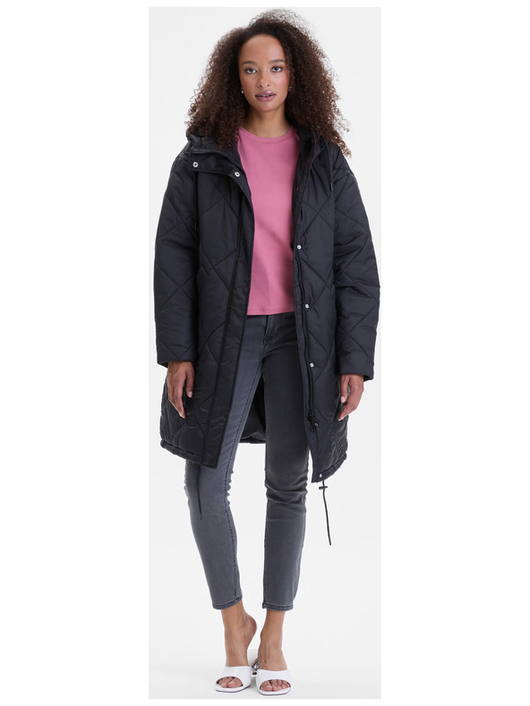 Orsay Crni ženski prošiveni kaput ORSAY