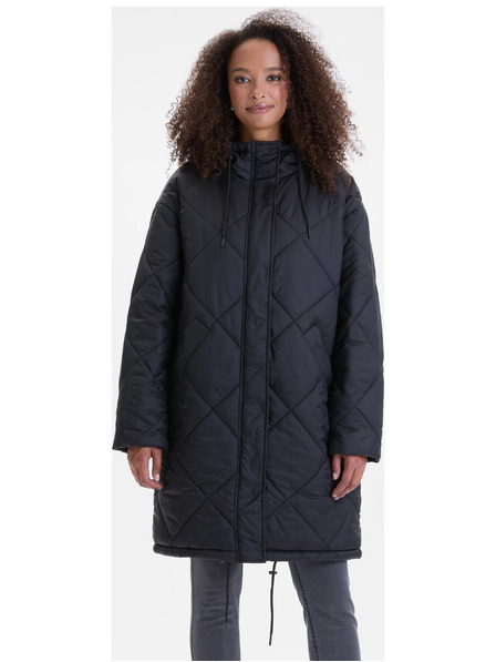 Orsay Crni ženski prošiveni kaput ORSAY