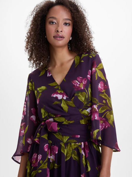 Orsay Ljubičasta ženska preklopna bluza s cvjetnim uzorkom ORSAY