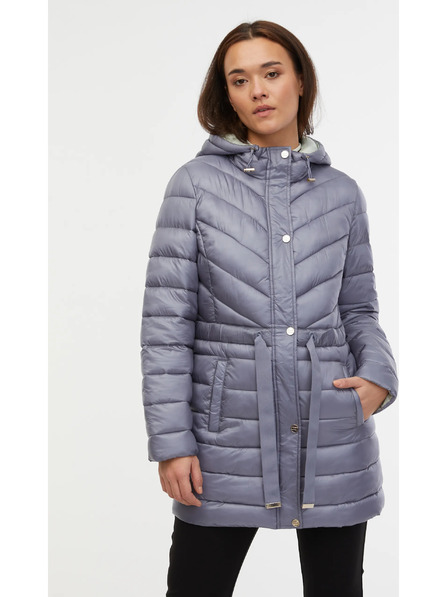 Orsay Sivi ženski zimski prošiveni kaput ORSAY