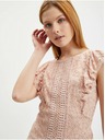 Orsay Svjetloružičasta ženska čipkasta bluza ORSAY