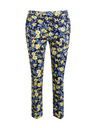 Orsay Žuto-plave ženske skraćene hlače cvjetnog uzorka ORSAY