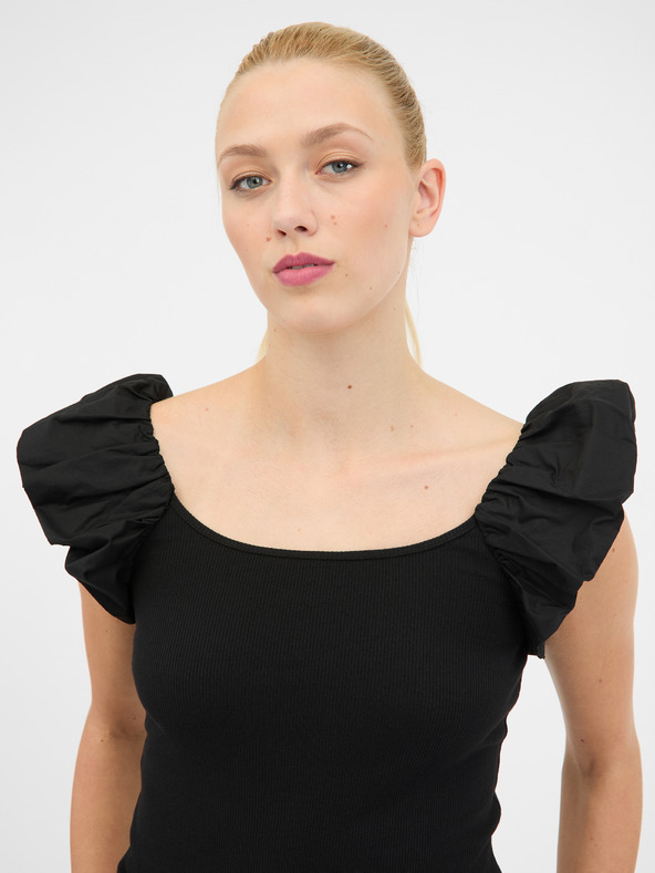 Orsay Crna ženska majica kratkih rukava ORSAY