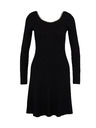 Orsay Crna ženska haljina do koljena ORSAY