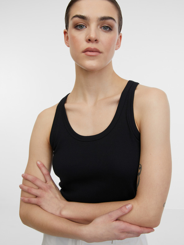 Orsay Crna ženska majica bez rukava ORSAY