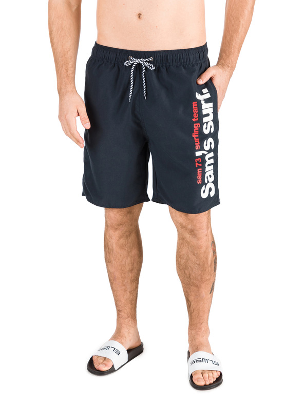 Sam 73 Tamno plavi muški kupaći kostim s printom SAM 73