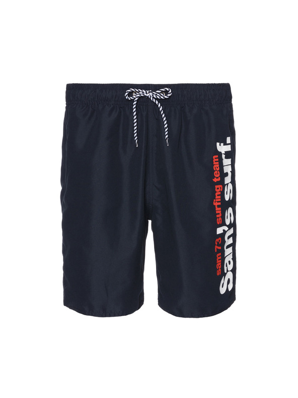 Sam 73 Tamno plavi muški kupaći kostim s printom SAM 73