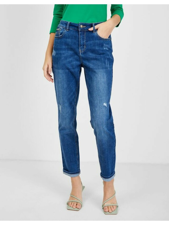 Orsay Tamnoplave ženske traperice boyfriend kroja ORSAY