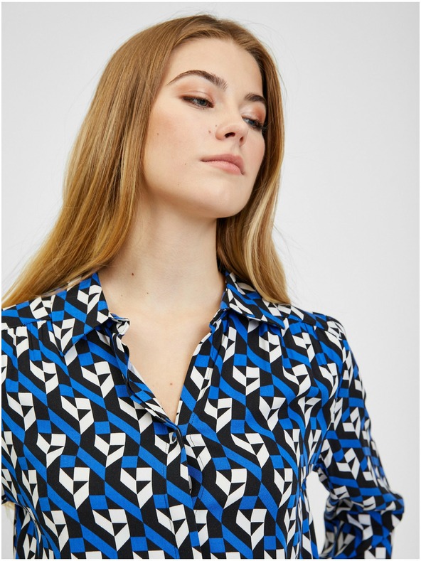 Orsay Crno-plava ženska bluza s uzorkom ORSAY