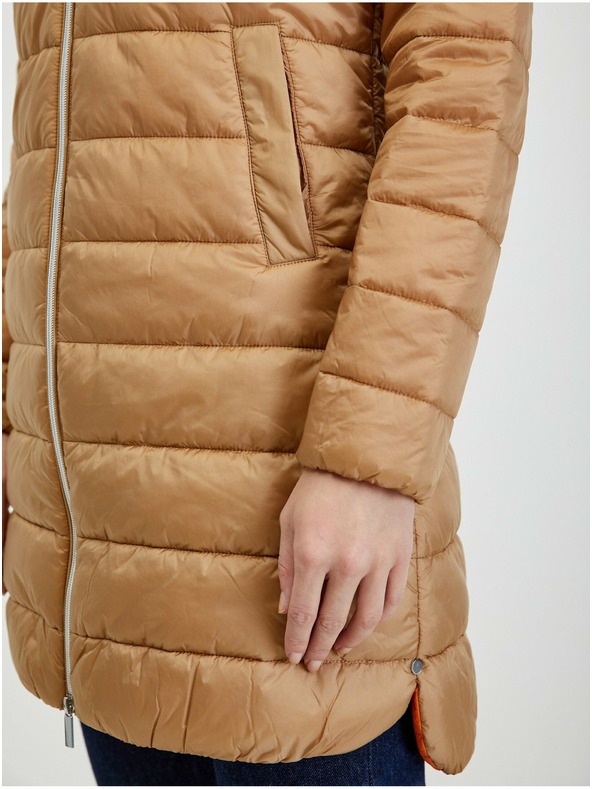 Orsay Svjetlosmeđa ženska zimska prošivena jakna ORSAY