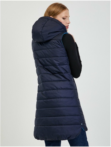 Orsay Tamnoplavi ženski prošiveni prsluk ORSAY