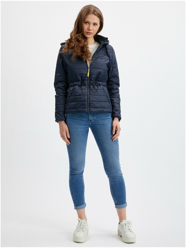 Orsay Tamno plava lagana ženska prošivena jakna ORSAY