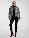 Orsay Sivo-crna ženska prošivena jakna s uzorkom ORSAY