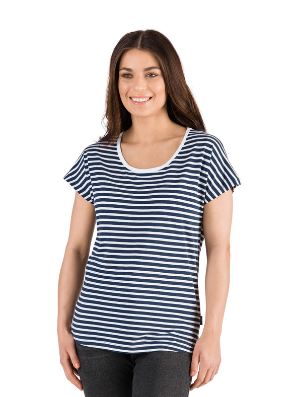 Sam 73 Tamnoplava ženska majica na pruge SAM 73