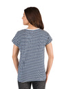 Sam 73 Tamnoplava ženska majica na pruge SAM 73