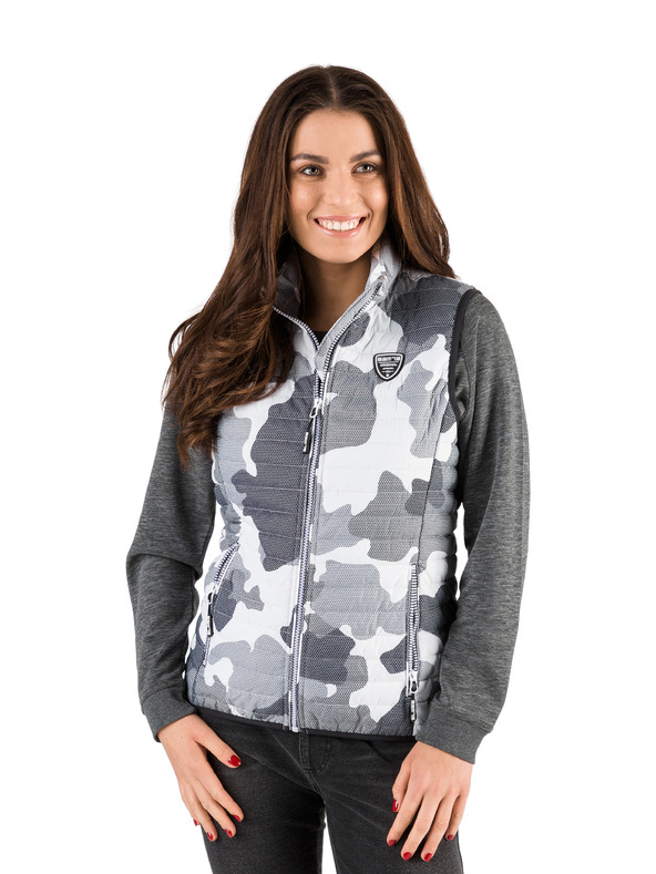 Sam 73 Svijetlo sivi ženski proštepani prsluk SAM 73