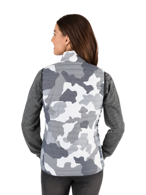 Sam 73 Svijetlo sivi ženski proštepani prsluk SAM 73