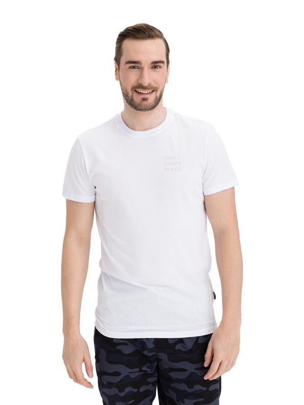 Sam 73 Bijela muška majica SAM 73