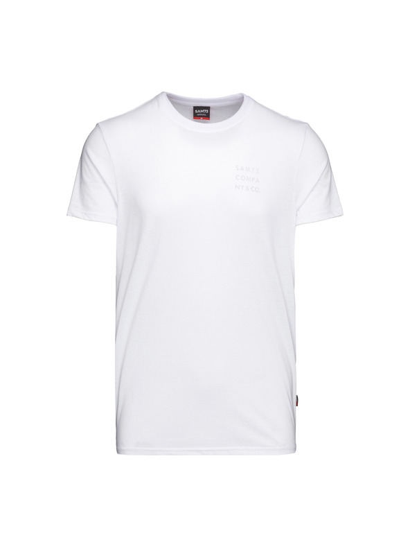 Sam 73 Bijela muška majica SAM 73
